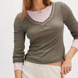 Free People Only You Long Sleeve Tee